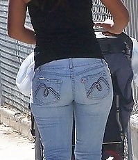 Tight jeans lover hunting hot girls