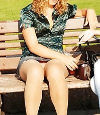 Street upskirts captured with spy cam
